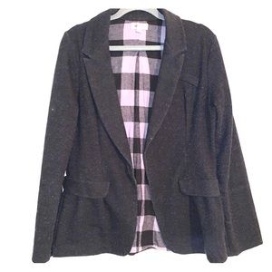 🧡50% off bundles! Charcoal/Black Casual Blazer/Jacket